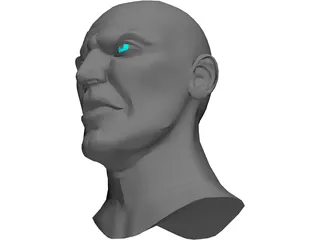 Head Male 3D Model