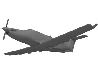 Pilatus PC-12 3D Model