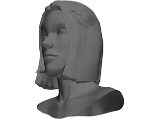 Head Female 3D Model