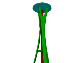 Space Needle 3D Model