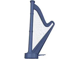 Harp 3D Model