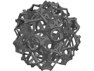 Buckyball 3D Model