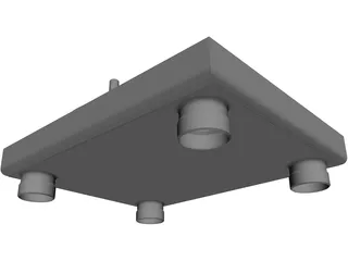 Turn Table 3D Model