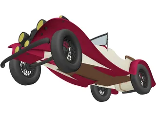 Jaguar SS2 3D Model