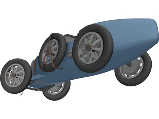 Bugatti Type 35 3D Model