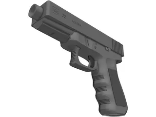 Glock 22 3D Model