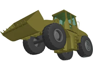 Front Loader 3D Model