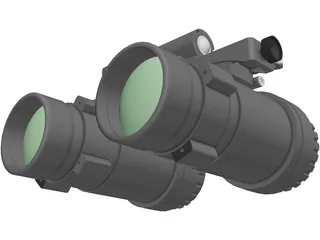 Anvis 9 NVG Goggles 3D Model