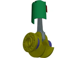 Piston Detailed 3D Model