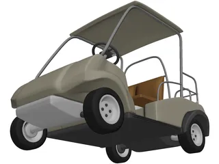 Golf Cart 3D Model