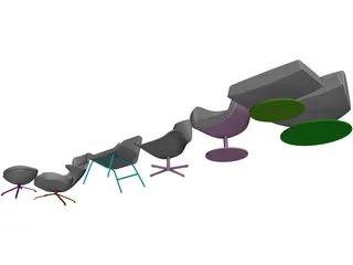 Chairs 3D Model