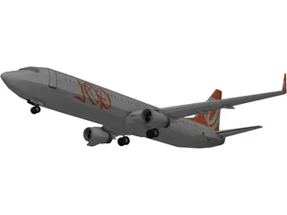Boeing 737 GOL Brasil 3D Model