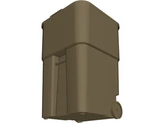 Trash Can Rubbermaid 3D Model