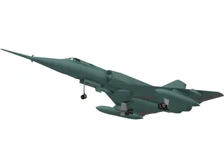 Dassault Mirage IV 3D Model