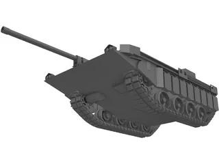 Stridsvagn 103 3D Model