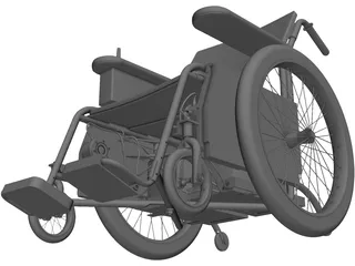 Wheelchair 3D Model