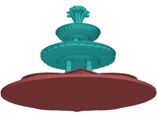 Fountain 3D Model