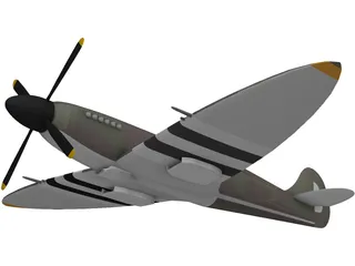 Supermarine Spitfire 3D Model