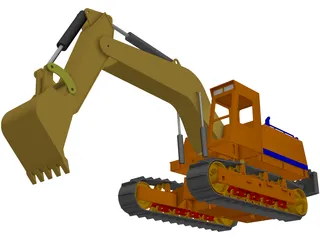 Excavator 3D Model