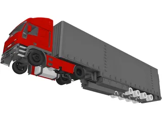 Iveco Eurotech 3D Model