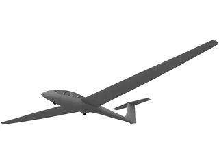 Schleicher ASK 21 Glider 3D Model