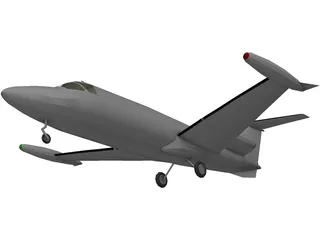 HFB-320 Hansa Jet 3D Model