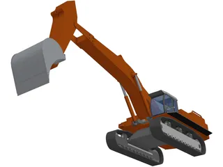 Hitachi 870LCH 3D Model