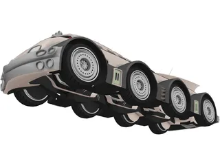 Fantastic Vehicle 3D Model