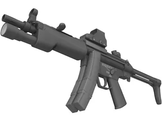 MP5 3D Model