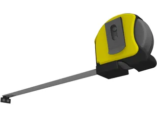 Retractible Tape Measure 3D Model