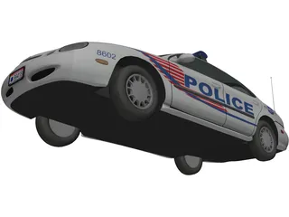 Ford Taurus Police 3D Model