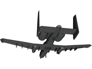 A-10 Warthog 3D Model