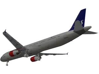 Airbus A321 SAS 3D Model