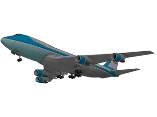 Air Force One USA Boeing 707 3D Model