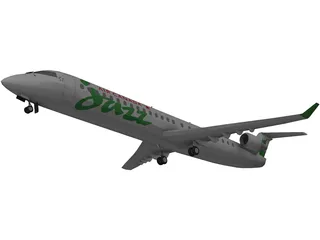 Bombardier CRJ-705 Air Canada Jazz 3D Model