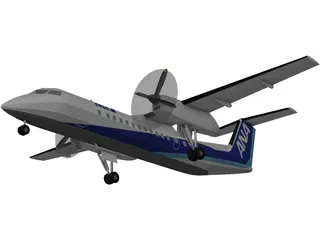 Bombardier Q300 DHC-8 Dash 8 ANA 3D Model