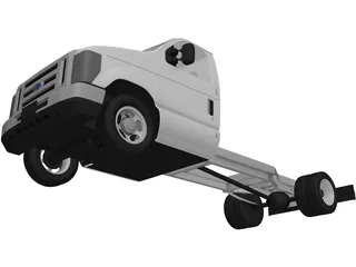 Ford Cutaway Van 3D Model