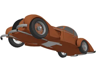 Alfa Romeo 8C (1938) 3D Model