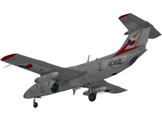 Aero L-29 Czech Air Force 3D Model
