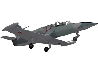 Aero L-39 Albatros Soviet Air Force 3D Model