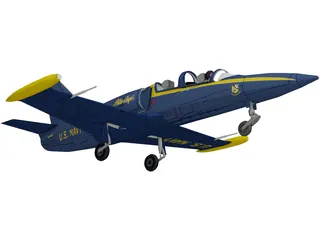 Aero L-39 Albatros US Navy 3D Model