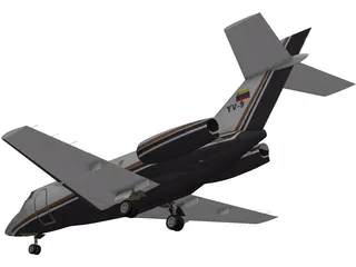 Hawker 850XP 3D Model