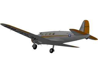 Vultee V-1A 3D Model