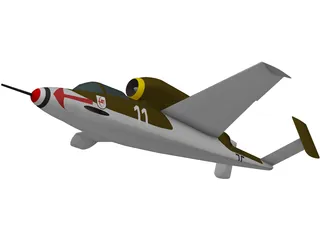Heinkel HE 162 3D Model