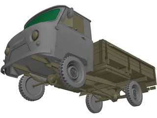 UAZ 452d 3D Model