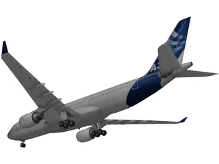 Airbus A330-200 3D Model