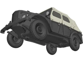 GAZ 69b 3D Model