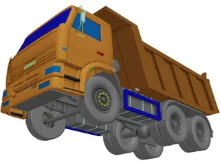 Kamaz 6520 3D Model