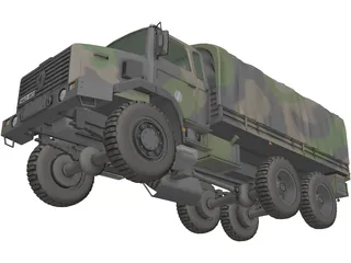 Renault GBC 180 Army Truck 3D Model