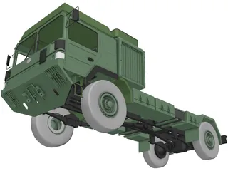 MAN Military Truck 3D Model